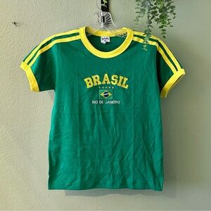 ✨Rio de Janeiro, Brasil | Vintage Style Top | Brazil Flag | Travel Tee | RDJ